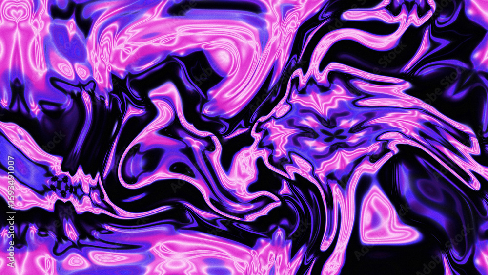 Fototapeta premium Fluid Marble Texture with Organic Flow, Abstract Liquid Pattern with Wavy Structure, Melted Surface Design with Soft Transitions, Psychedelic Swirl Texture with Marble Effect