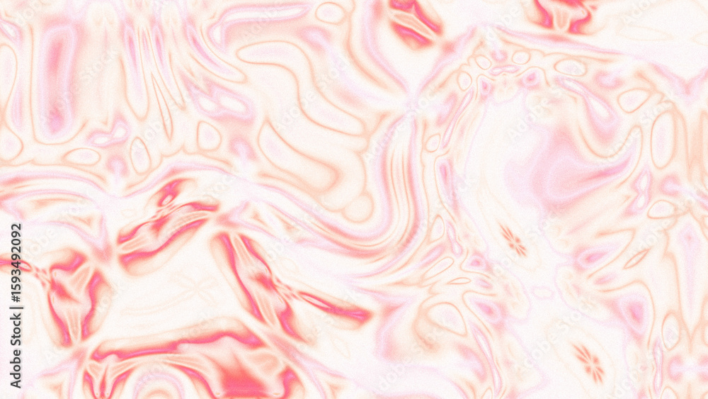 Fototapeta premium Fluid Marble Texture with Organic Flow, Abstract Liquid Pattern with Wavy Structure, Melted Surface Design with Soft Transitions, Psychedelic Swirl Texture with Marble Effect
