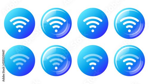 wifiのベクターアイコン