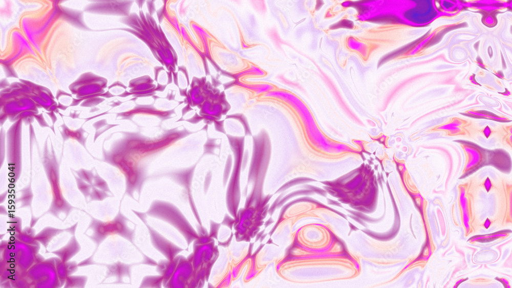 Fototapeta premium Fluid Marble Texture with Organic Flow, Abstract Liquid Pattern with Wavy Structure, Melted Surface Design with Soft Transitions, Psychedelic Swirl Texture with Marble Effect