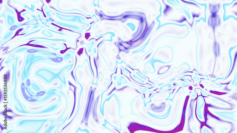 Fototapeta premium Fluid Marble Texture with Organic Flow, Abstract Liquid Pattern with Wavy Structure, Melted Surface Design with Soft Transitions, Psychedelic Swirl Texture with Marble Effect