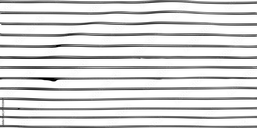 Fototapeta premium Abstract composition featuring a set black stick or line element on a clean white background.