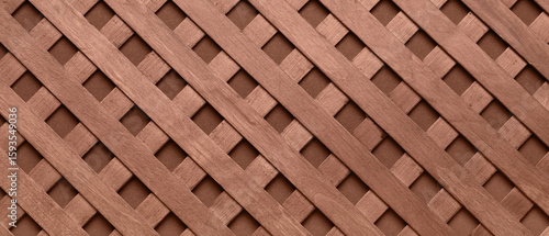 Closeup view of wooden plan...