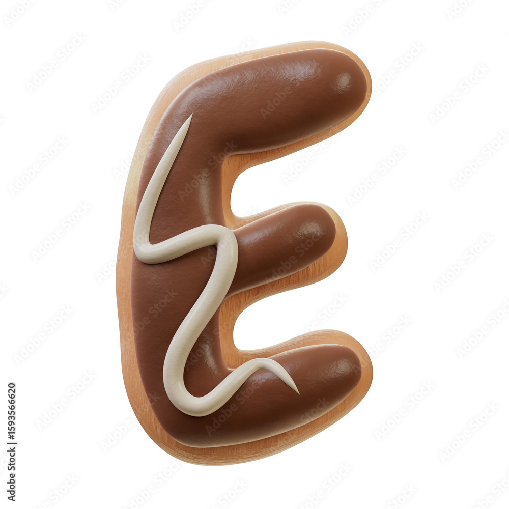 3D Font.Chocolate Biscuit Donut Font Concept. Isometric Alphabet. Numbers And Letters. 3d rendering isolated on white background 3D Font.Chocolate Biscuit Donut Font Concept. Isometric Alphabet. Numbers And Letters. 3d rendering isolated on white background