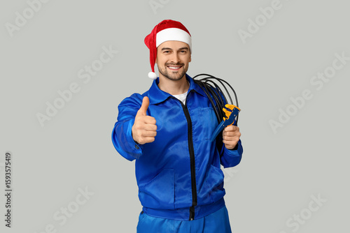 Portrait of male electricia...