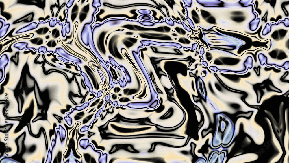 Fototapeta premium Fluid Marble Texture with Organic Flow, Abstract Liquid Pattern with Wavy Structure, Melted Surface Design with Soft Transitions, Psychedelic Swirl Texture with Marble Effect