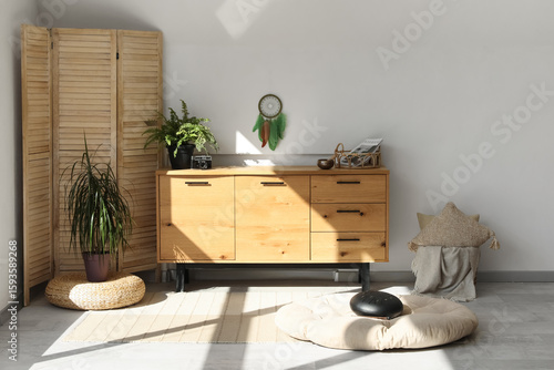 Interior of living room wit...