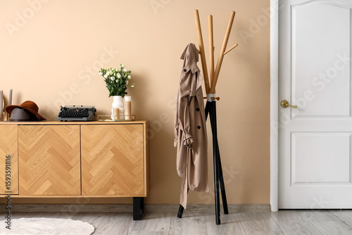 Interior of room with vinta...