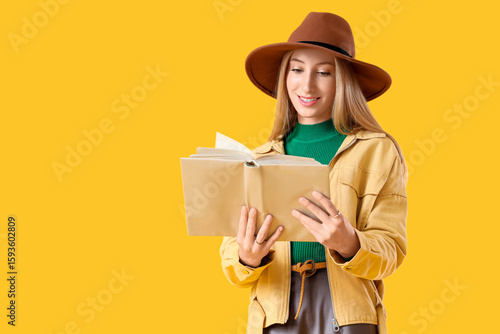 Beautiful young woman in st...