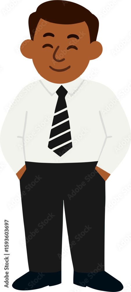 Cheerful man in business attire smiling Cheerful man in business attire smiling