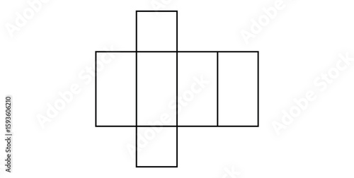 Net of Rectangular Prism in Mathematics.