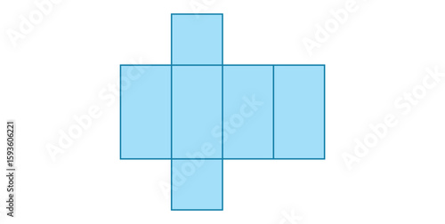 Net of Rectangular Prism in Mathematics.