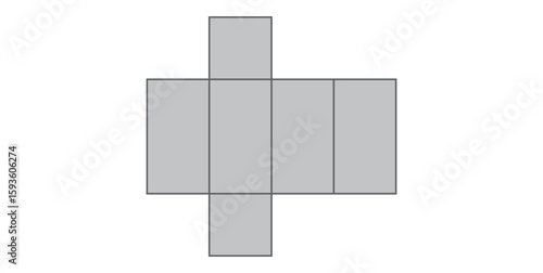 Net of Rectangular Prism in Mathematics.