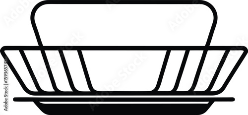 empty shopping cart isolated