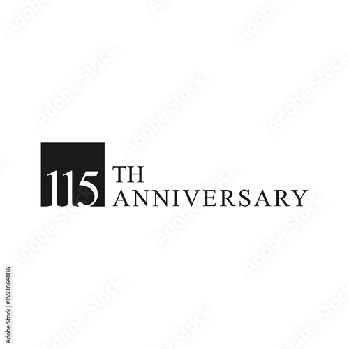 anniversary logo design, 115th anniversary, symbol, icon, party, logo design for 115th anniversary, vector, success, illustration, birthday, symbol, background, year, congratulations, greeting, invita Free Download anniversary logo design, 115th anniversary, symbol, icon, party, logo design for 115th anniversary, vector, success, illustration, birthday, symbol, background, year, congratulations, greeting, invita - GFXLoad