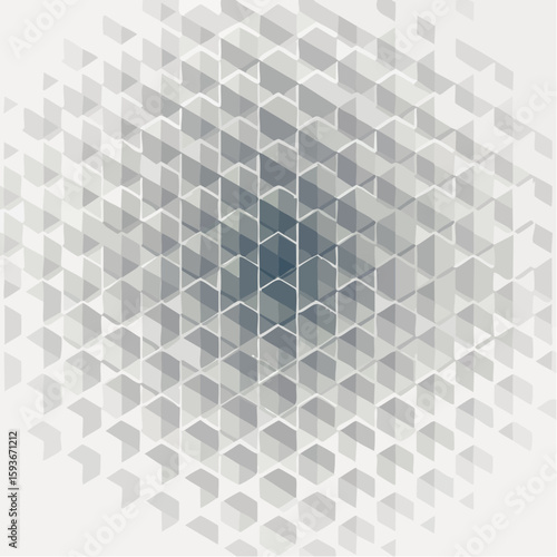 geometric hexagon grid vector pattern with gradient fill, modern tech-inspired design ideal for landing pages and app splash screens