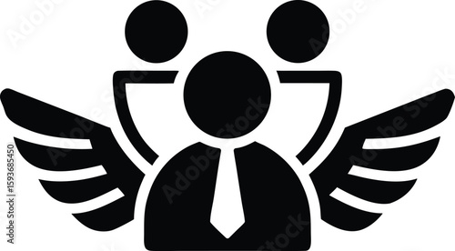 support guidance vector icon.