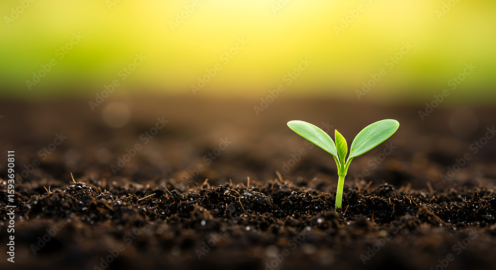 Fototapeta premium Sprout of Life A New Beginning