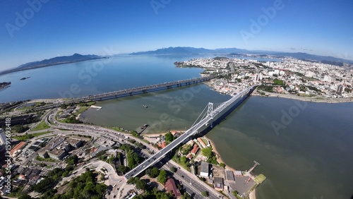 Aerial view of Florianópolis - Santa Catarina - Brazil