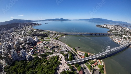 Aerial view of Florianópolis - Santa Catarina - Brazil