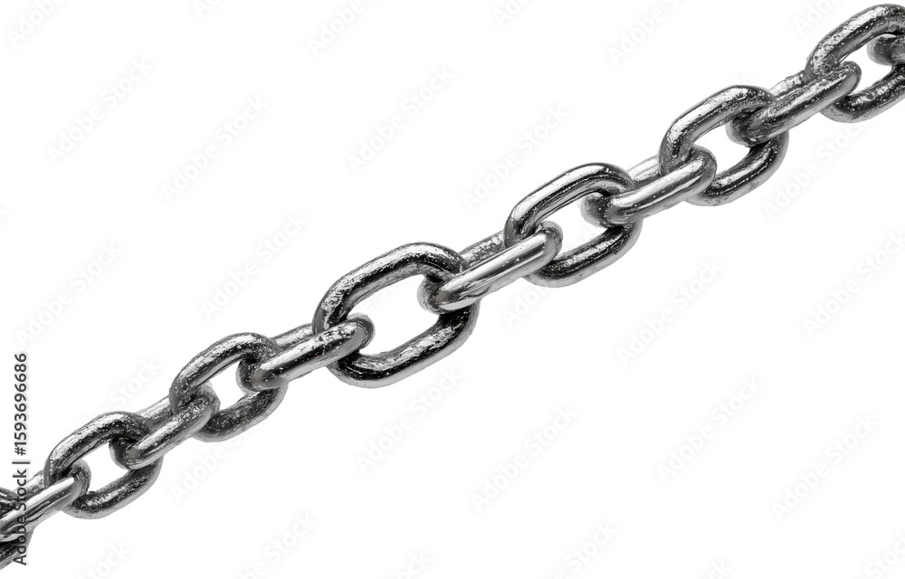 Silver chain isolated transparent background, showcasing its intricate links and metallic texture. This captures elegance and strength of chain, making it suitable for various design applications Silver chain isolated transparent background, showcasing its intricate links and metallic texture. This captures elegance and strength of chain, making it suitable for various design applications