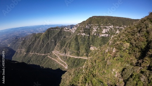 Aerial View of Serra do Rio do Rastro - Bom Jardim da Serra - Santa Catarina - Brazil
