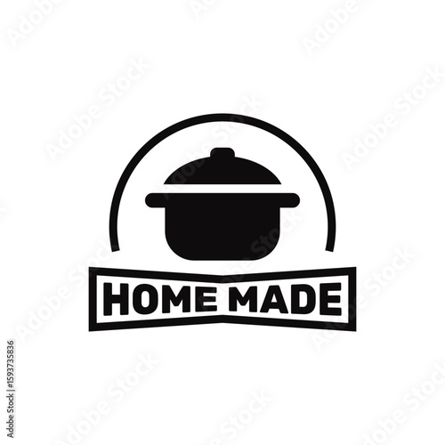 Delight in culinary warmth with this vintage-inspired emblem, a symbol of cherished homemade cooking and the heart of a comforting kitchen.