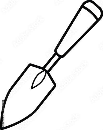trowel vector illustration