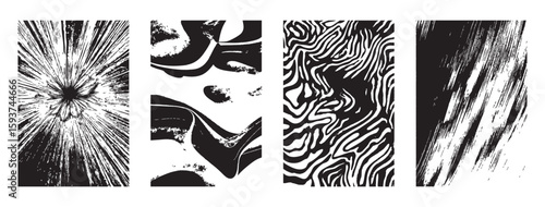 Set different grungy textures