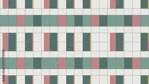 Wallpaper Mural Pattern of colored squares on a white grid background arrangement Torontodigital.ca