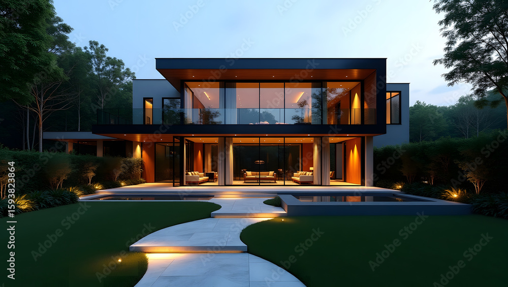 custom made wallpaper toronto digitalContemporary Residential Architecture