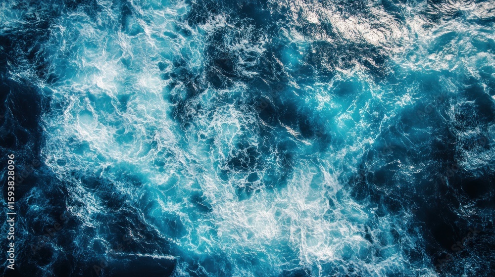 Turbulent ocean surface Turbulent ocean surface