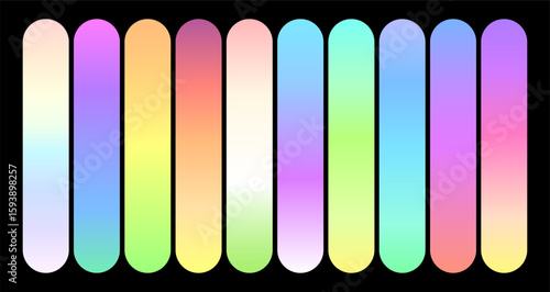 a set gradient color for design template, colorful gradation