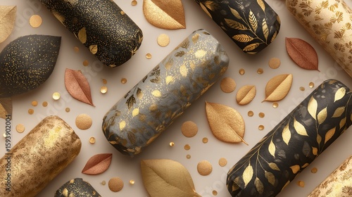 Wrapped gifts, fall design