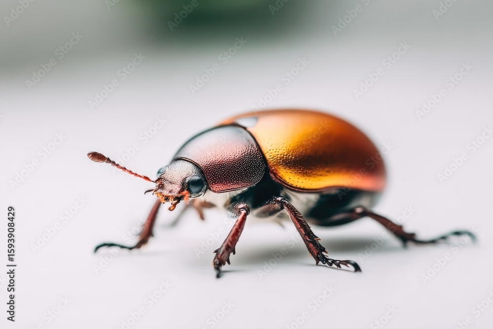 Fototapeta premium Close-up of a metallic beetle (1)