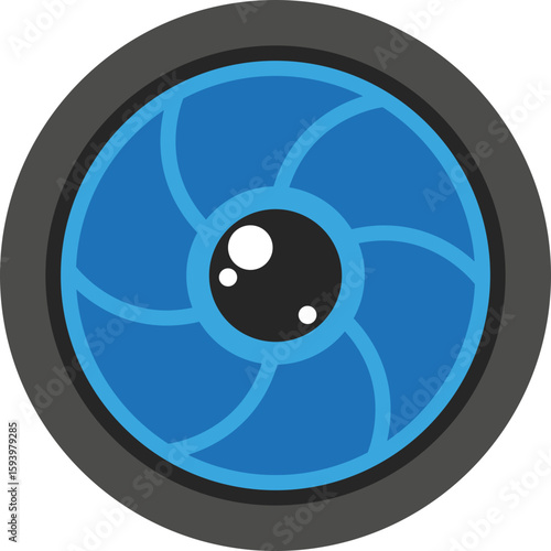 Camera Lens Illustration