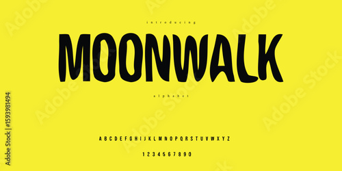 Moonwalk - Groovy Playful Display Typeface Inspired by Retro Funk