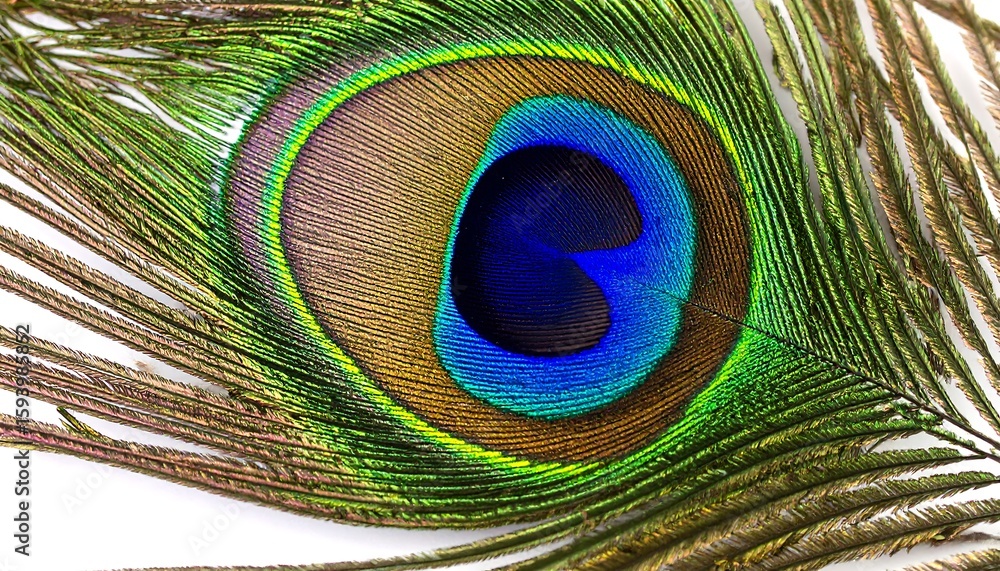 Fototapeta premium Close-up Peacock Feather