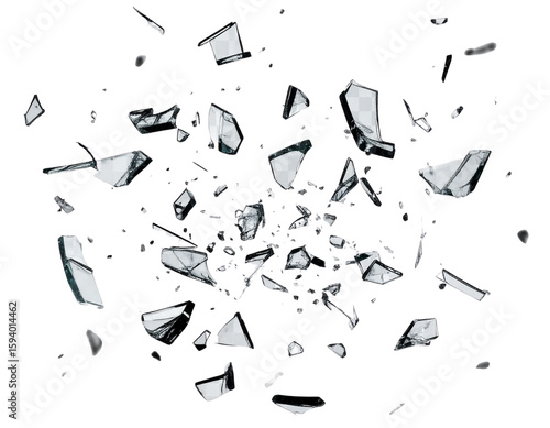 Broken Glass Shatter Effect