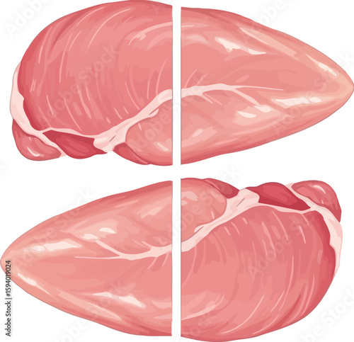 Understanding chicken breast cuts: a guide to different portions and cooking methods for poultry meat