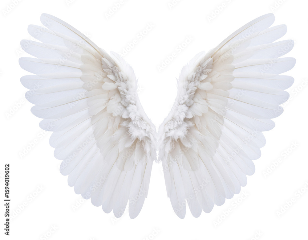 Fototapeta premium Cute Baby Angel Wings PNG