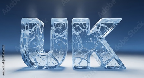 Frozen UK Letters: A Crystalline Representation