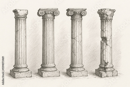 ancient greek columns
