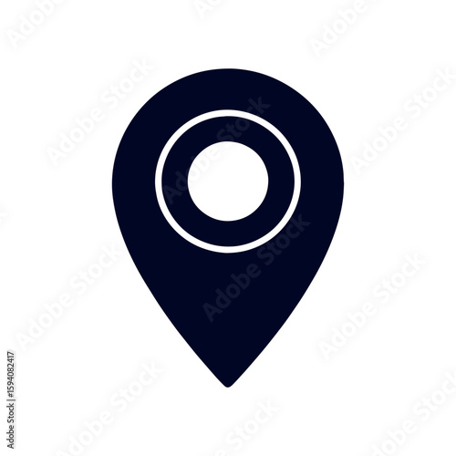 Location Icon for Mapping Applications and Navigation Systems, a Modern Symbol of Place and Destination in Deep Blue Free Download Location Icon for Mapping Applications and Navigation Systems, a Modern Symbol of Place and Destination in Deep Blue - GFXLoad