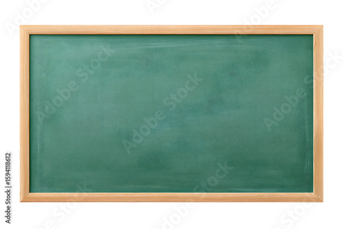 Two Empty Green Chalkboards 