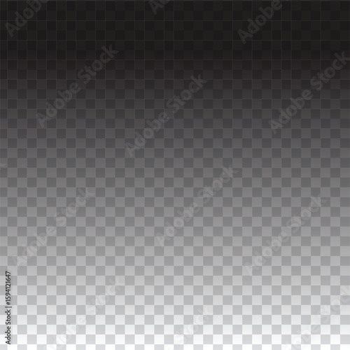 Black transparent gradient vignette shadow effect Png design.