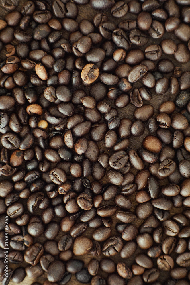Fototapeta premium Coffee beans background