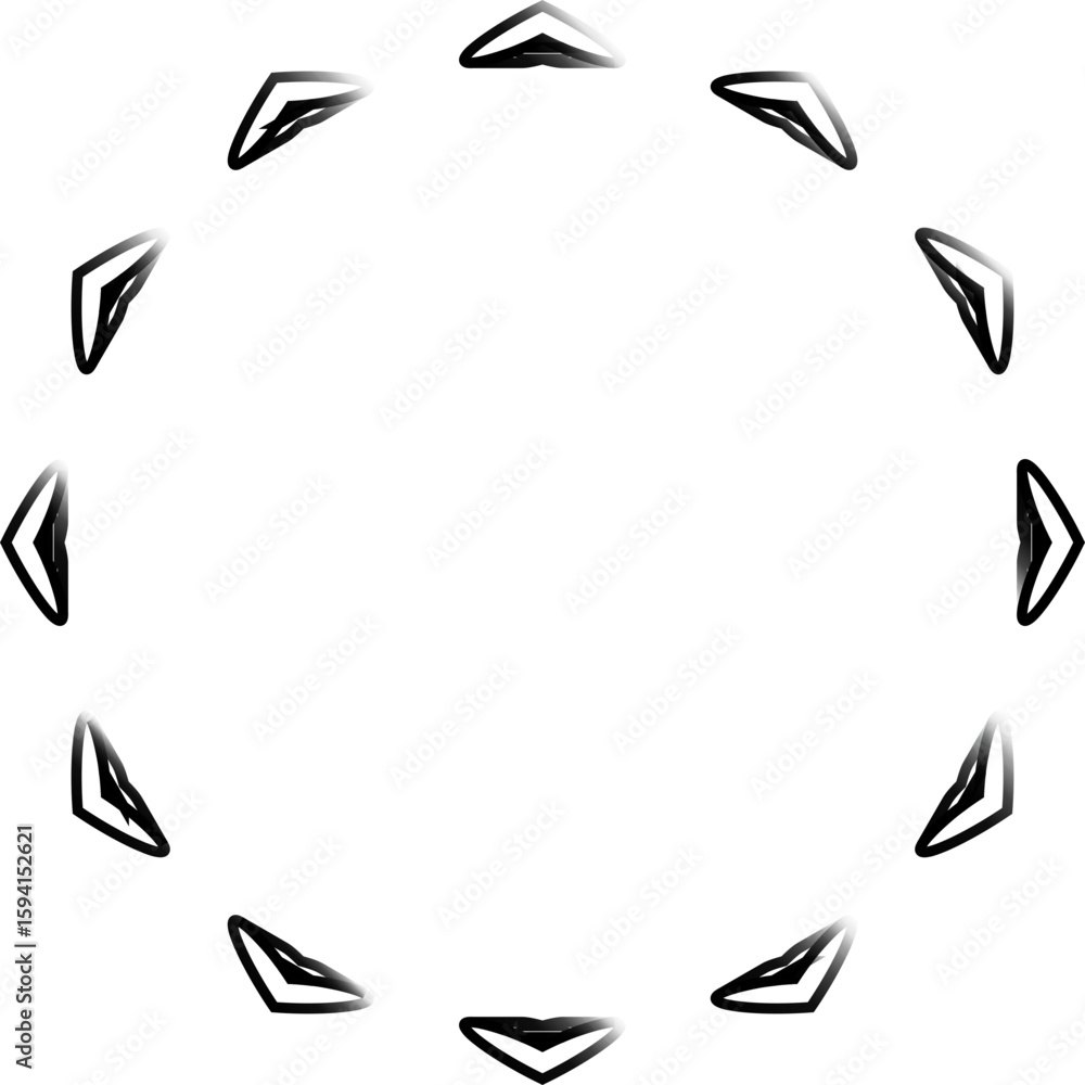 Fototapeta premium frame with arrows