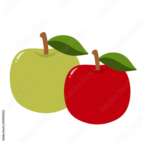 Red and Green Apples