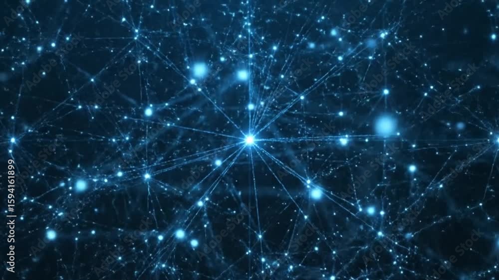 Expanding and Growing Neural Network from Center Core to Large Scale and Complex Web with Nodes and Connections. AI, Computer Algorithms, Artificial